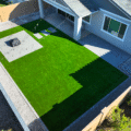 Low-Maintenance Luxury With Turf & Pavers